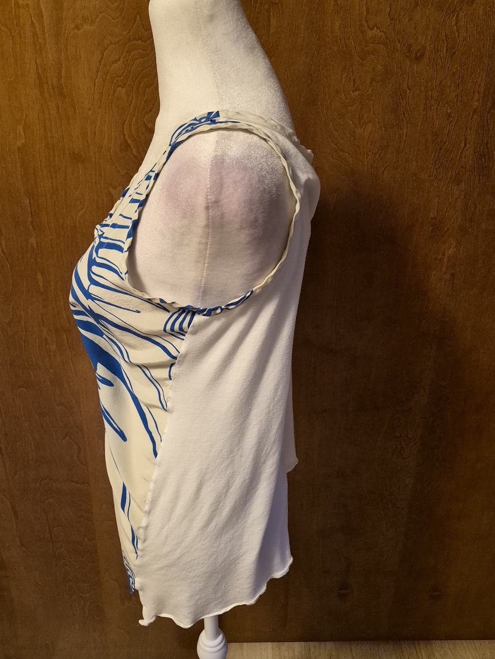 RARE Emilio Pucci Blue and Cream Graphic Tank Top - Picture 10 of 14